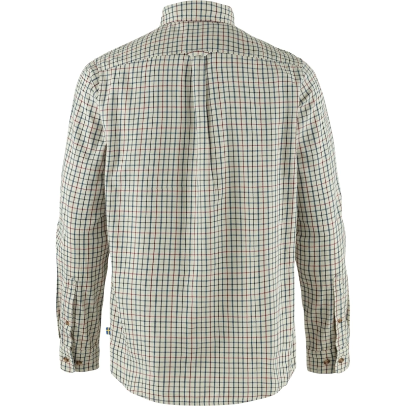 Sormland Lite Flannel Shirt, kolor: 113-555 - Chalk White-Dark Navy