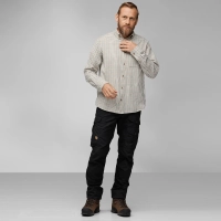 Sormland Lite Flannel Shirt, kolor: 113-555 - Chalk White-Dark Navy