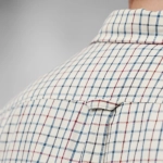 Sormland Lite Flannel Shirt, kolor: 113-555 - Chalk White-Dark Navy