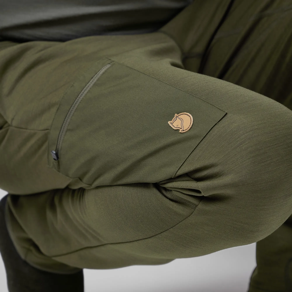 Keb Fleece Trousers, kolor:  662 - Deep Forest
