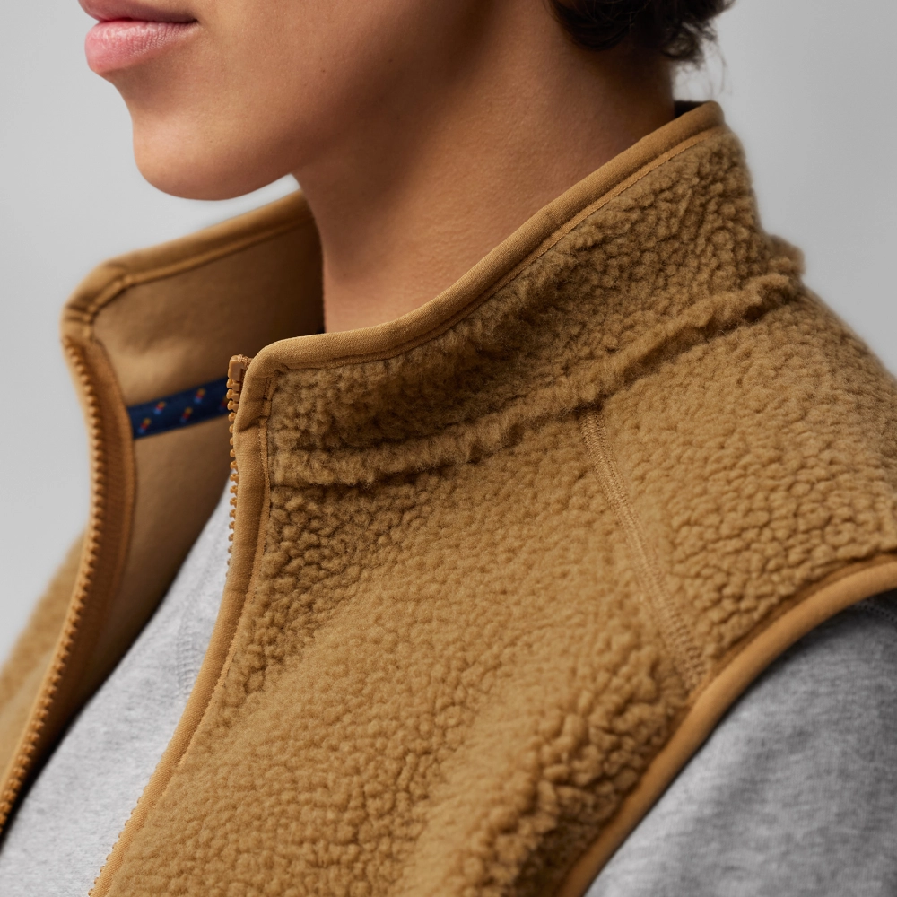 Vardag Pile Fleece Vest W, kolor: 232 - Buckwheat Brown
