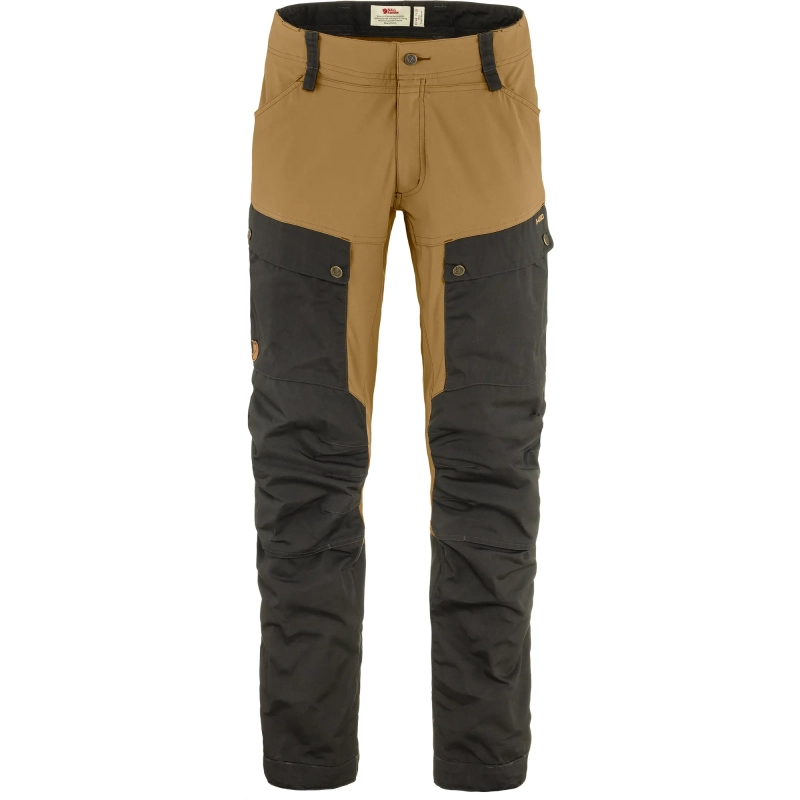 Keb Trousers, kolor: 030-232-Dark Grey-Buckwheat Brown