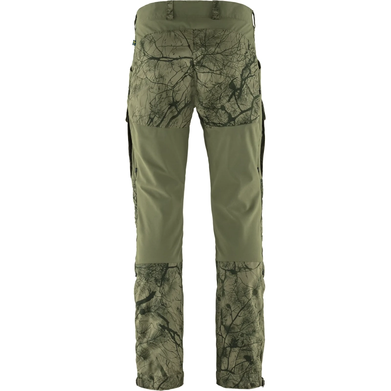 Keb Trousers, kolor: 626-625 - Green Camo-Laurel Green