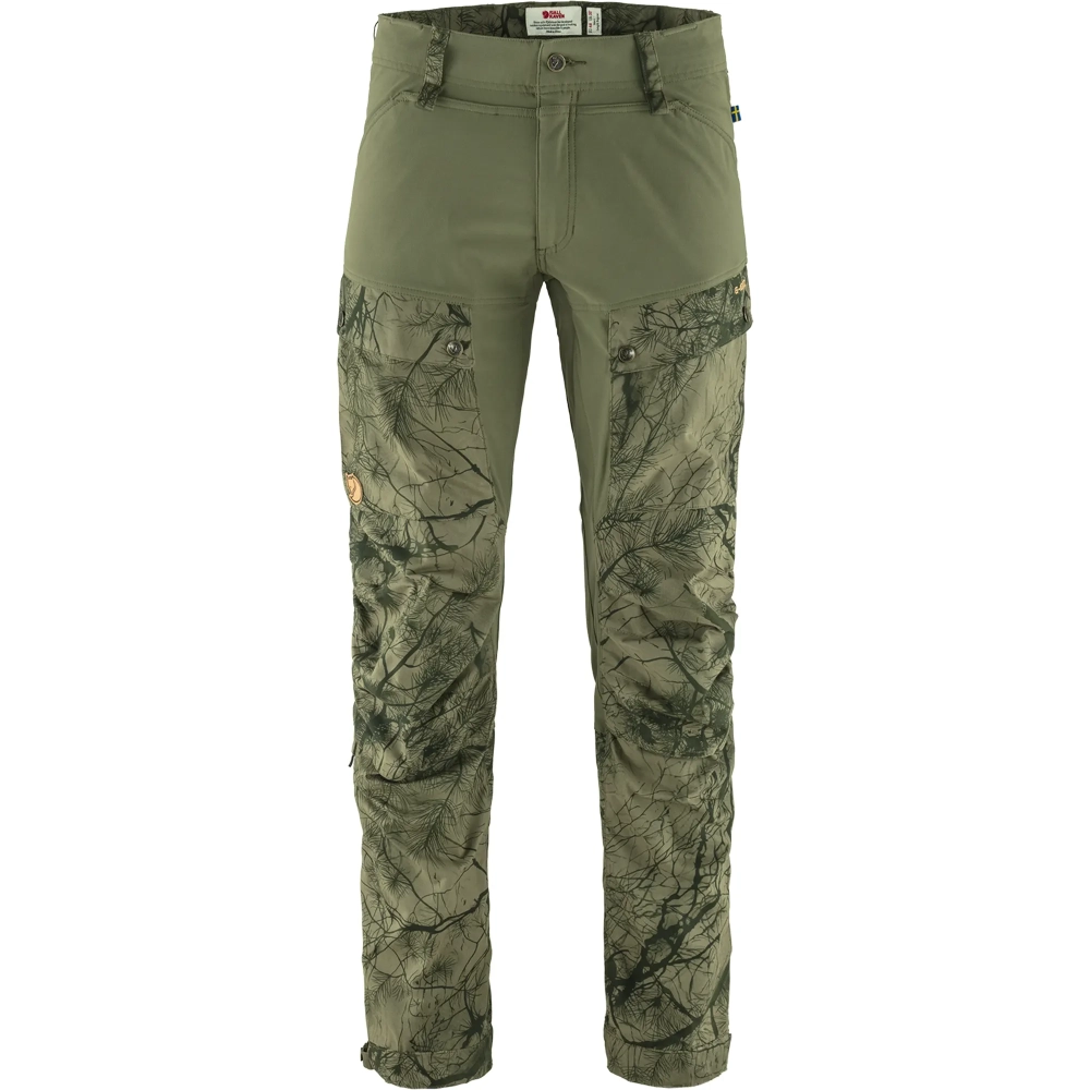 Keb Trousers, kolor: 626-625 - Green Camo-Laurel Green, 1