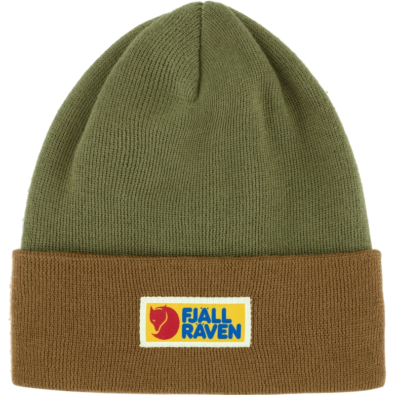 Vardag Classic Beanie, kolor: 232-625 - Buckwheat Brown-Laurel Green, 2