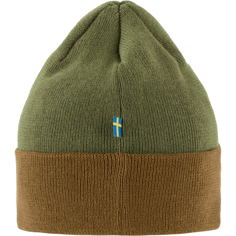 Vardag Classic Beanie, kolor: 232-625 - Buckwheat Brown-Laurel Green, 3
