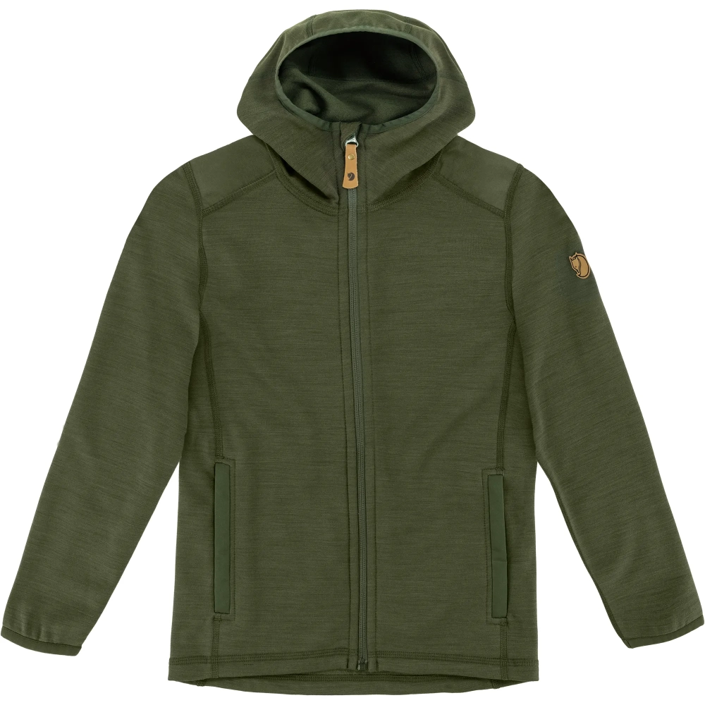 Kids Keb Fleece Hoodie: 662 - Deep Forest