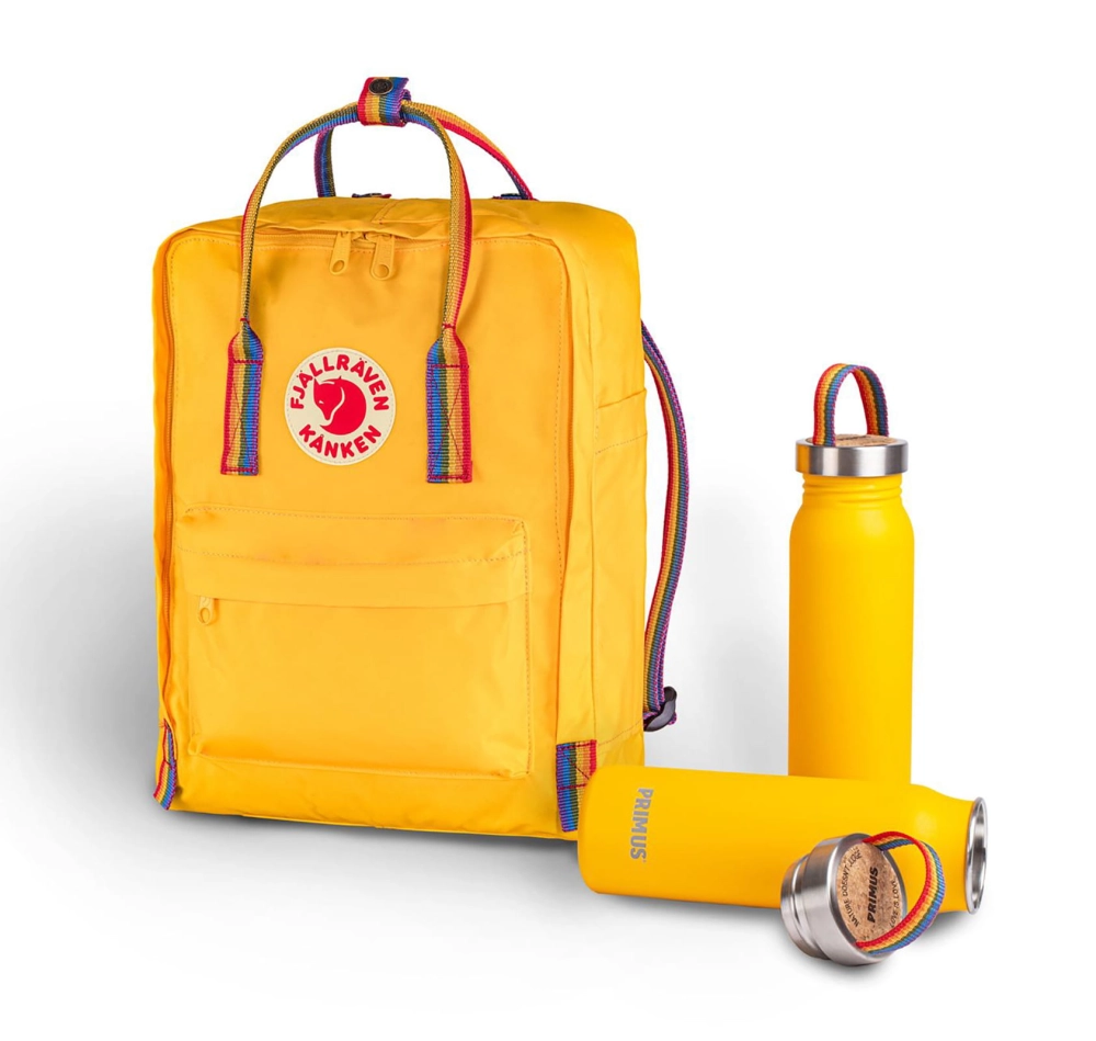 Klunken Bottle Rainbow 0,7 l, kolor: Rainbow Yellow