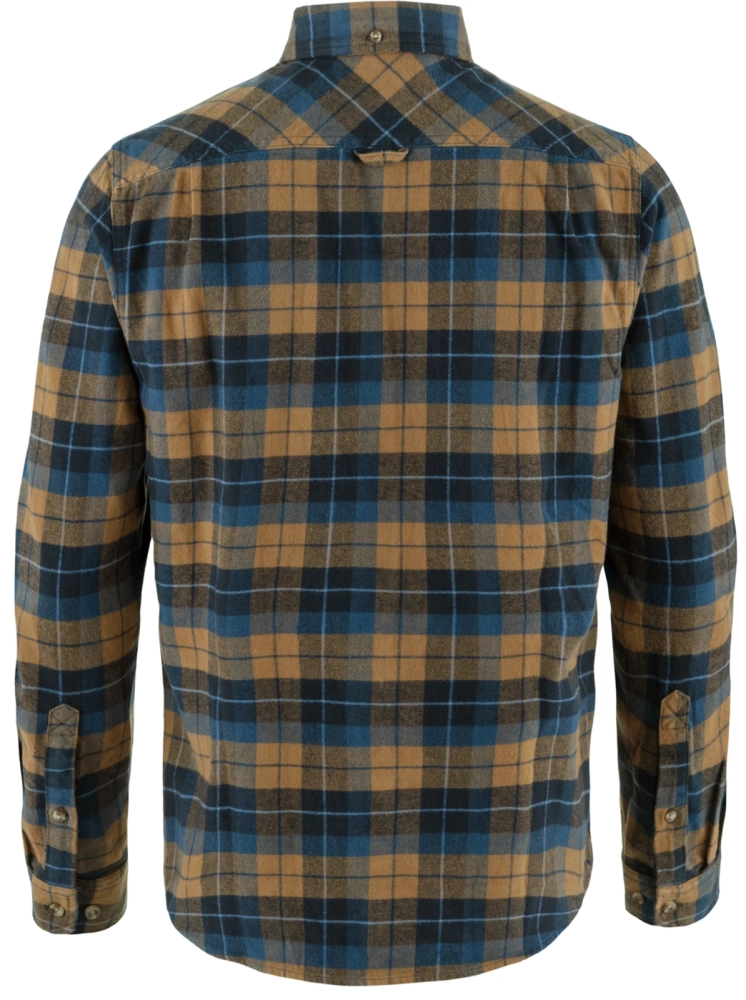 Singi Heavy Flannel Shirt, kolor: 555-232 - Dark Navy-Buckwheat Brown