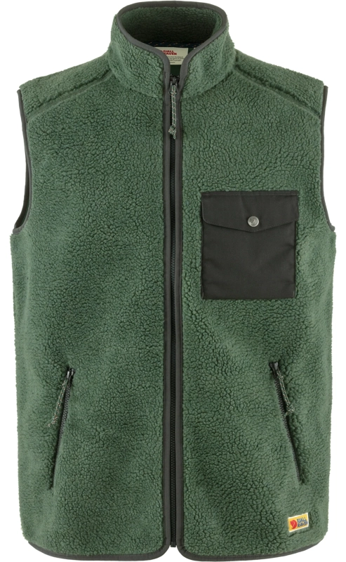 Vardag Pile Fleece Vest, kolor: 679-048 - Deep Patina-Iron Grey