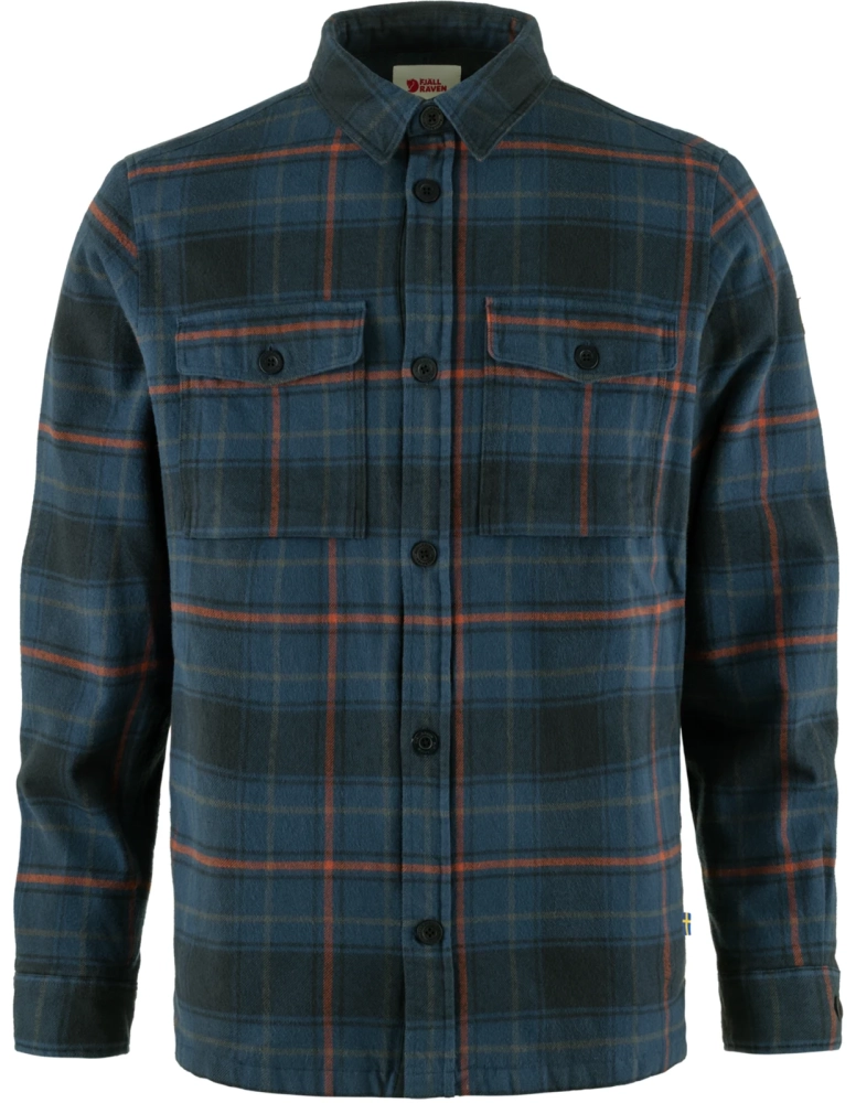 Ovik Lite Padded Shirt, kolor: 555-534 - Dark Navy-Indigo Blue