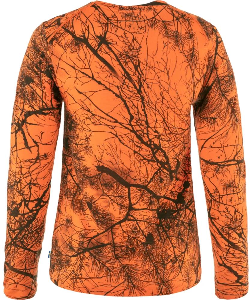 Varmland Wool LS W, kolor: 261 - Orange Multi Camo