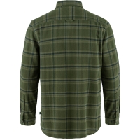 Ovik Heavy Flannel Shirt, kolor: 662-625 - Deep Forest-Laurel Green