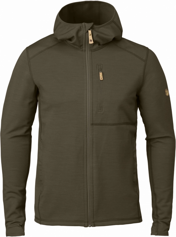 Keb Fleece Hoodie, kolor: 633 - Dark Olive