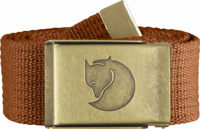 Fjallraven Canvas Brass Belt 4 cm, kolor: 215 - Autumn Leaf