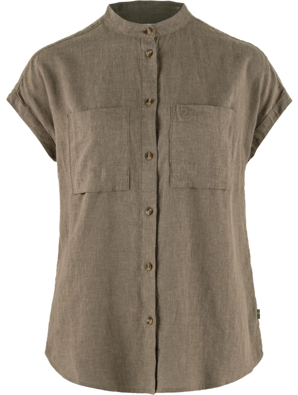 Ovik Hemp Shirt SS W, kolor: 244 - Suede Brown, 1