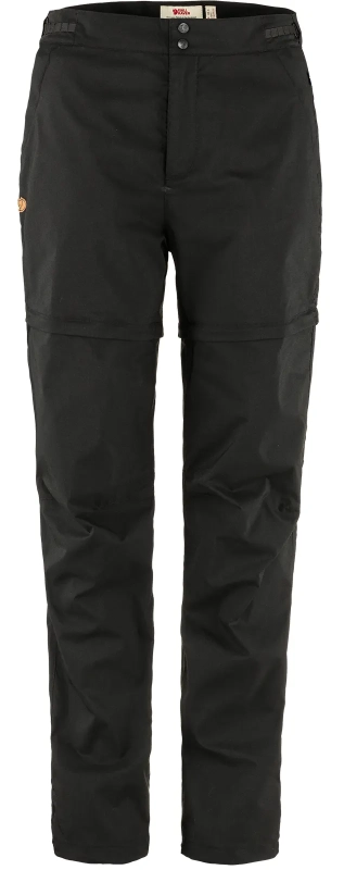Abisko Hike Zip Off Trousers W, kolor: 550 - Black