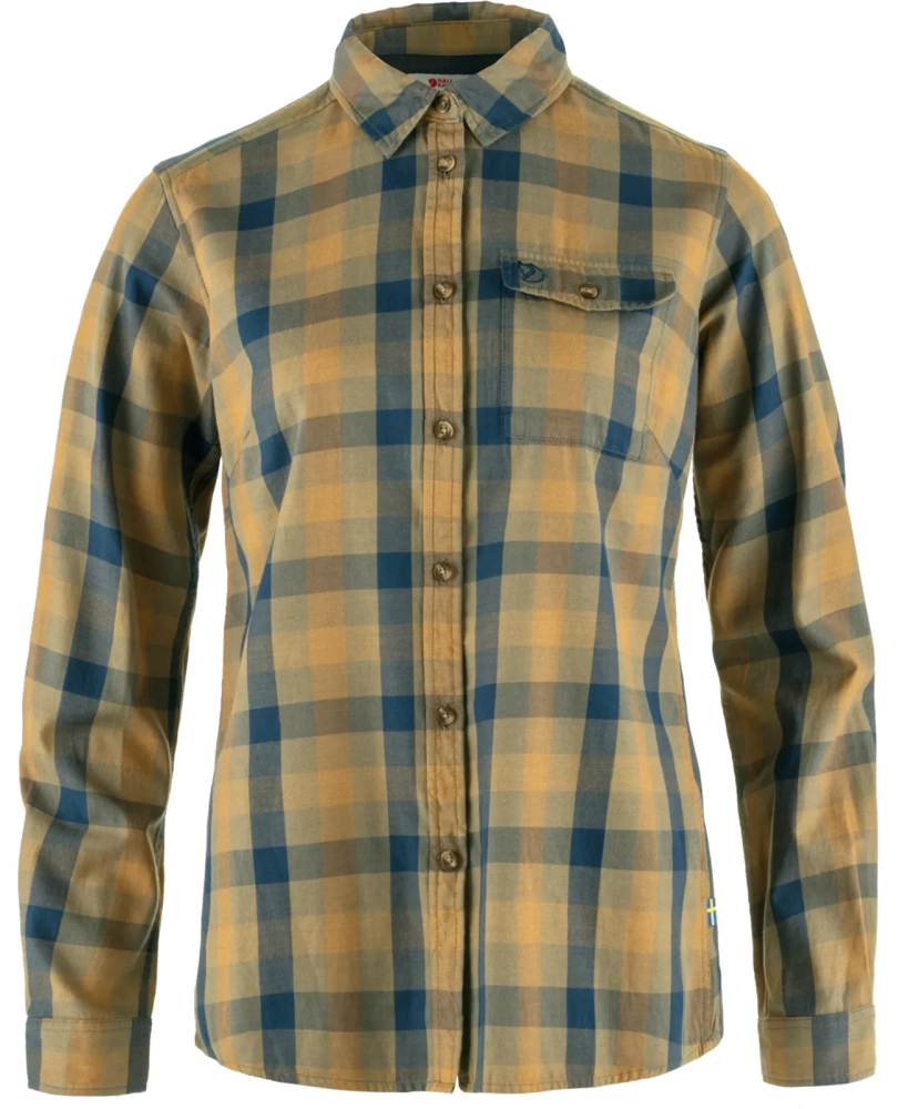 Lappland Mesh Shirt, kolor: 622-534 - Light Olive-Indigo Blue