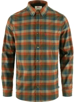Lappland Stretch Flannel Shirt, kolor: 625-215 - Laurel Green-Autumn Leaf