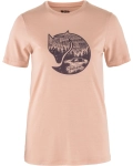Abisko Wool Fox SS W, kolor: 302-357 - Chalk Rose-Port, 1