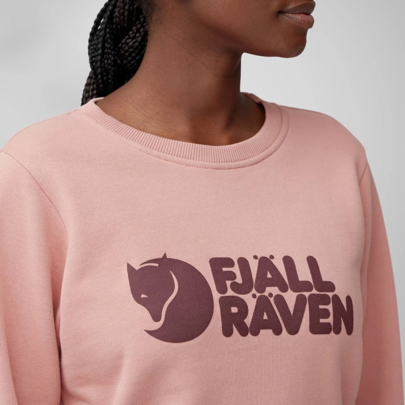 Fjallraven Logo Sweater W, kolor: 300-357 - Dusty Rose-Port