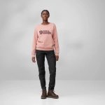 Fjallraven Logo Sweater W, kolor: 300-357 - Dusty Rose/Port