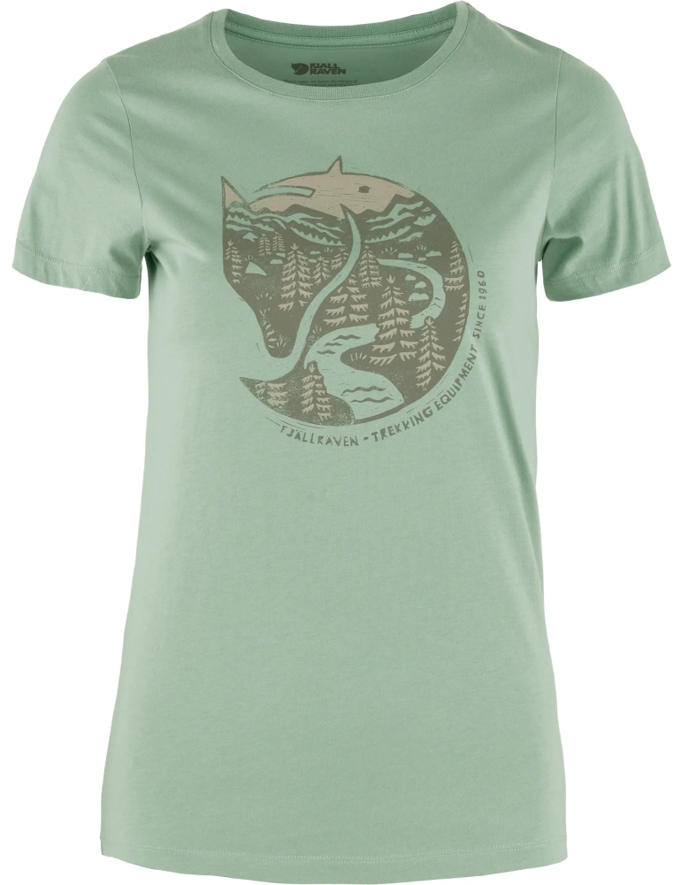 Fjallraven Arctic Fox T-Shirt W, kolor: 674 - Misty Green