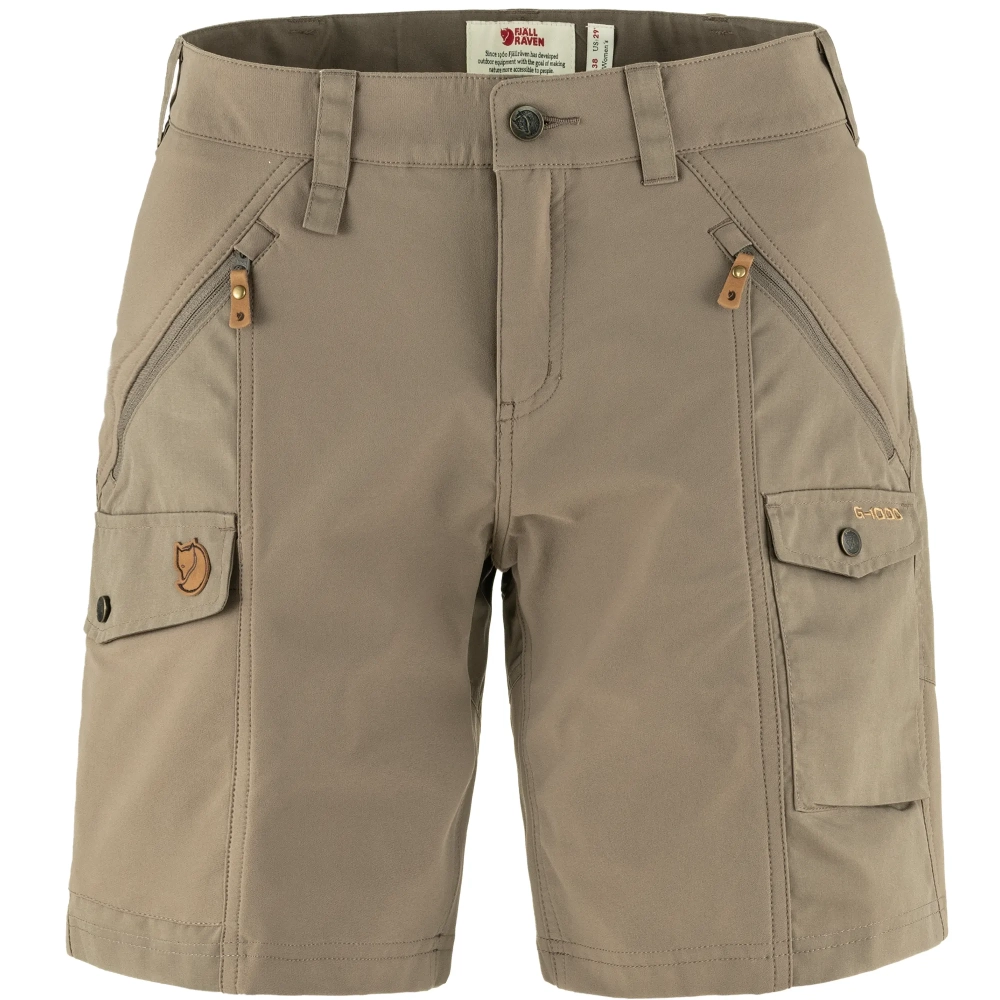 Nikka Shorts Curved W, kolor: 244 - Suede Brown