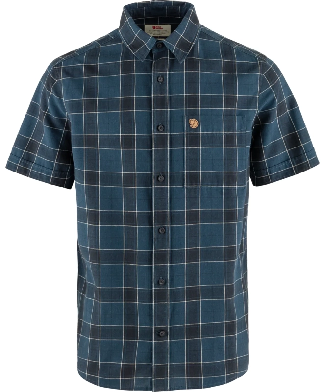 Ovik Travel Shirt SS, kolor: 534-555 - Indigo Blue-Dark Navy, 1