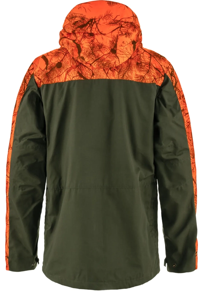 Drev Hybrid Jacket, kolor: 662-261 - Deep Forest-Orange Multi Camo