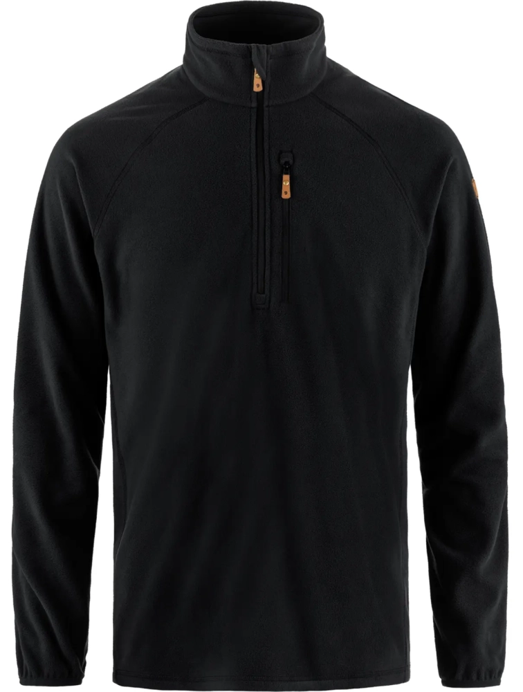 bluza_polarowa_Fjallraven_Ovik_Lite_Fleece_Half_Zip_kolor_550_Black.webp
