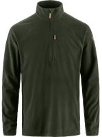 bluza_polarowa_Fjallraven_Ovik_Lite_Fleece_Half_Zip_kolor_662_Deep_Forest.webp