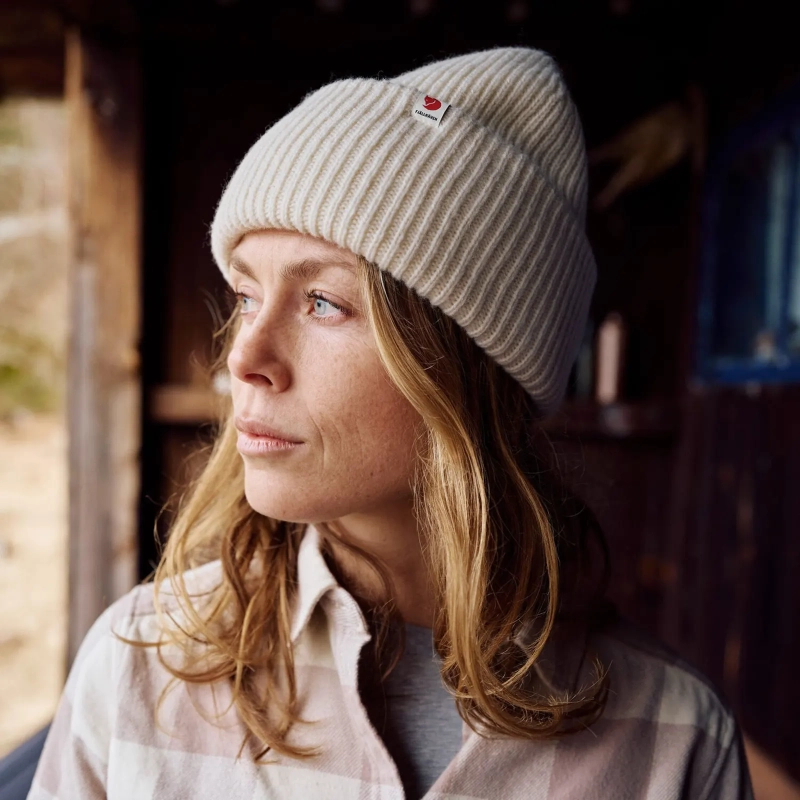 Fjallraven Heavy Beanie, kolor: 113 - Chalk White - 3