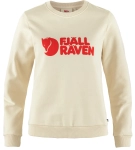 Fjallraven Logo Sweater W, kolor: 113-214 - Chalk White-Flame Orange