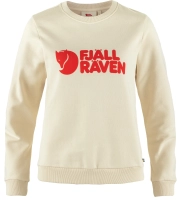 Fjallraven Logo Sweater W, kolor: 113-214 - Chalk White-Flame Orange