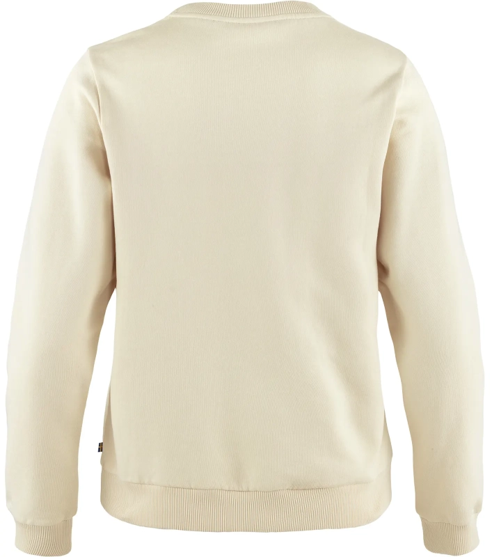 Fjallraven Logo Sweater W, kolor: 113-214 - Chalk White-Flame Orange