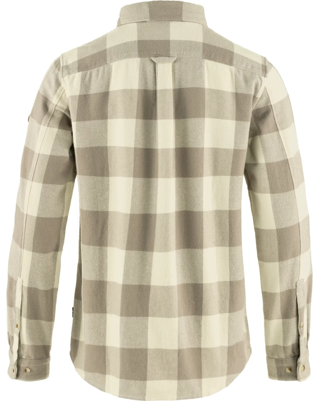 Ovik Heavy Flannel Shirt W, kolor: 021-113 - Fog-Chalk White