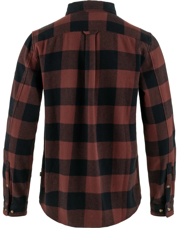 Ovik Heavy Flannel Shirt W, kolor: 555-352 - Dark Navy-Maroon