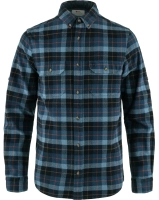 Singi Heavy Flannel Shirt, kolor: 555-534 - Dark Navy-Indigo Blue