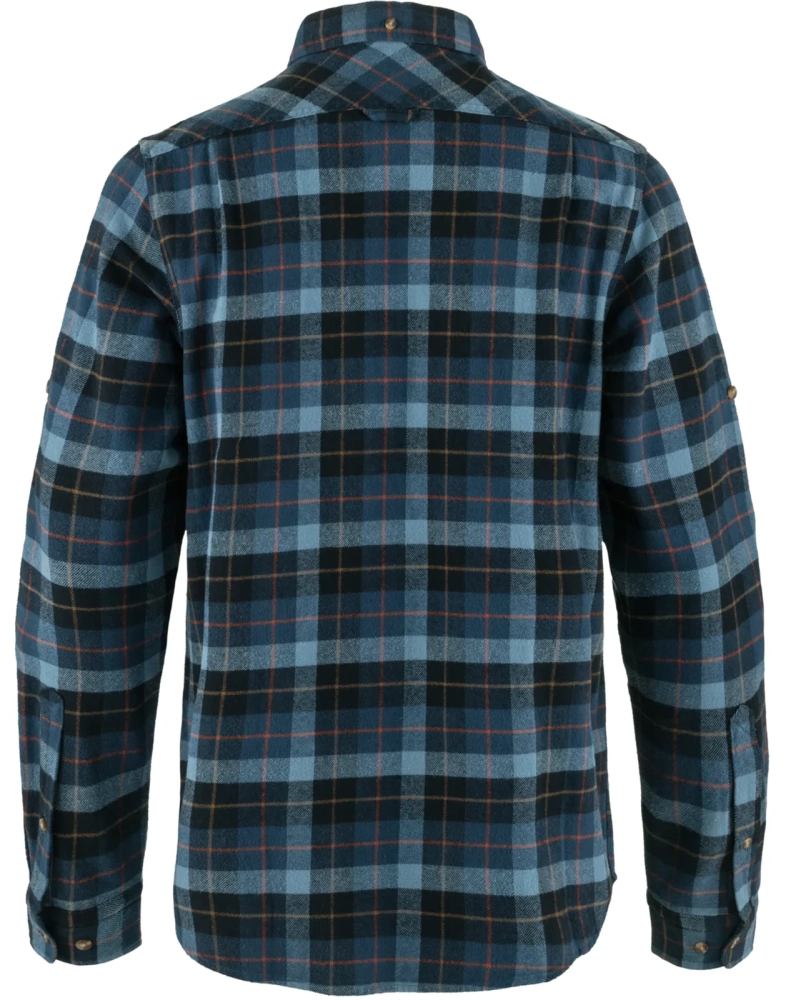 Singi Heavy Flannel Shirt, kolor: 555-534 - Dark Navy-Indigo Blue