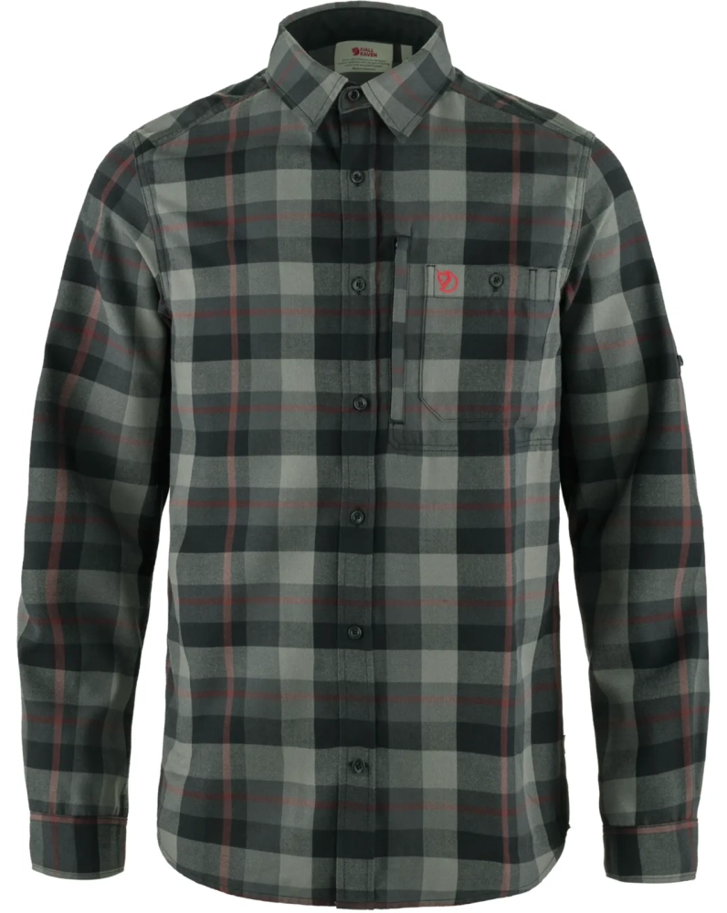 Fjallglim Shirt, kolor: 550-020 - Black-Grey