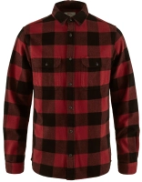 Ovik Heavy Flannel Shirt, kolor: 320-550 - Red-Black
