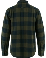 Ovik Heavy Flannel Shirt, kolor: 662-555 - Deep Forest-Dark Navy