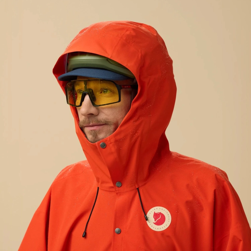 Fjallraven Hoja Rain Fox Poncho, kolor: 214 - Flame Orange