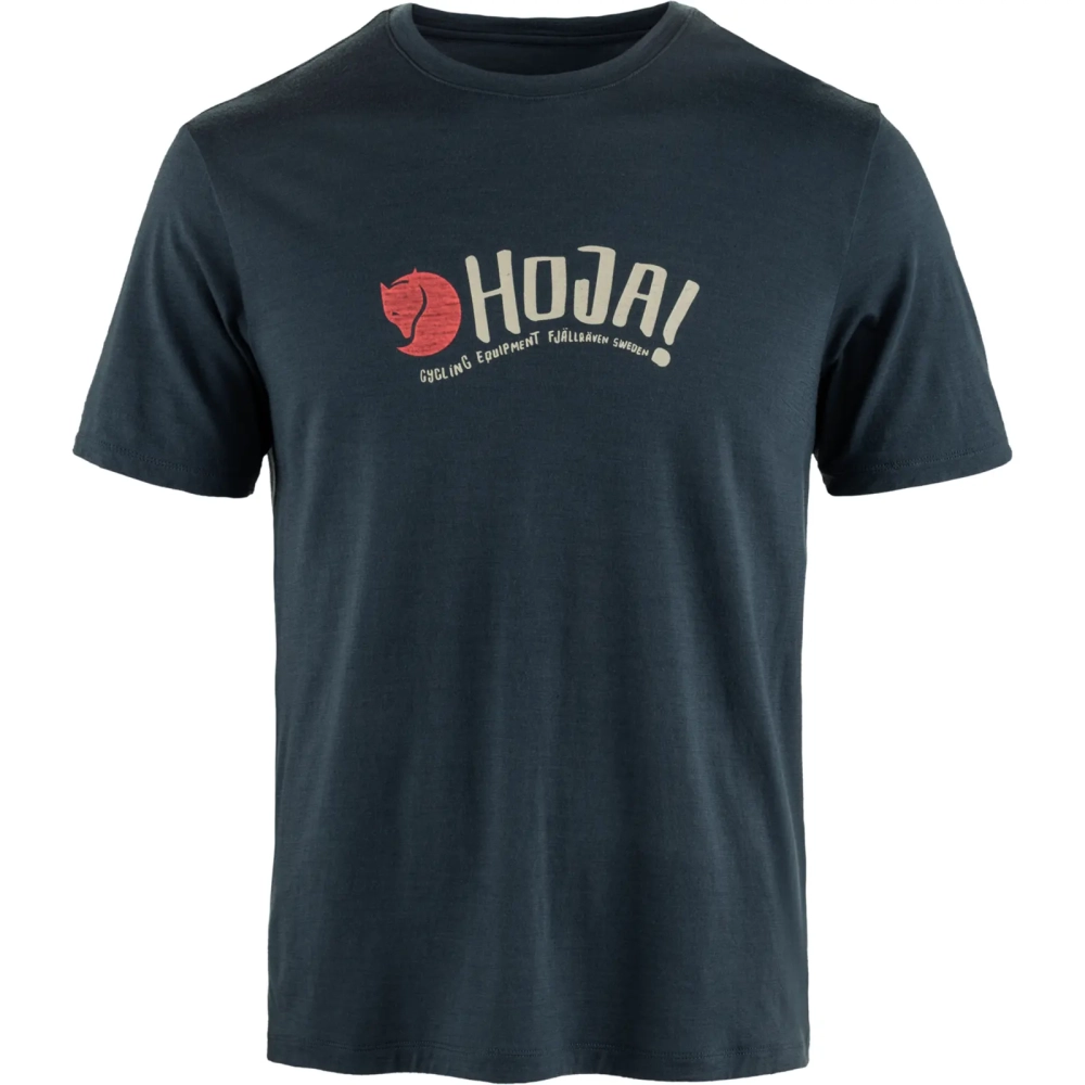 Hoja Wool T-Shirt, kolor: 555 - Dark Navy