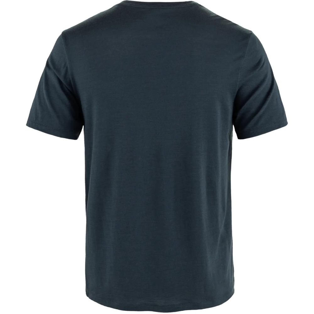 Hoja Wool T-Shirt, kolor: 555 - Dark Navy