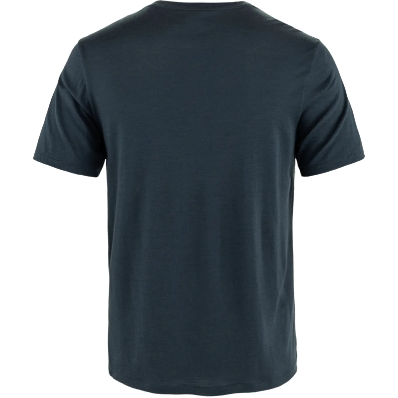 Hoja Wool T-Shirt, kolor: 555 - Dark Navy