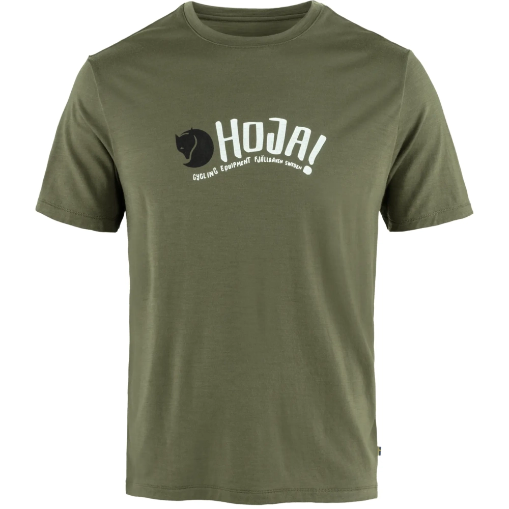 Hoja Wool T-Shirt, kolor: 625 - Laurel Green