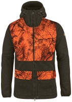 Lappland Pyrsch Jacket, kolor: 633/211 - Dark Olive/Orange Camo.