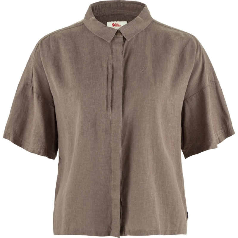 Fjallraven Ovik Hemp Camp Shirt SS W, kolor: 244 - Suede Brown